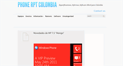 Desktop Screenshot of colombia.phonerpt.com